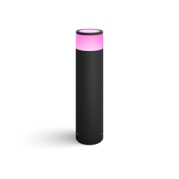 Philips Hue WCA Calla Outdoor Large Bollard, Black 8 W 2000-6500 Hue White Colour Ambiance