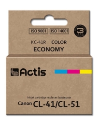 Actis KC-41R Ink (replacement for Canon CL-41/CL-51; Standard; 18 ml; color: cyan, magenta, yellow)