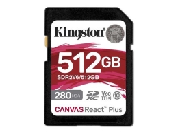 Kingston Flash-Card Canvas React Plus - SDXC UHS-II - 512