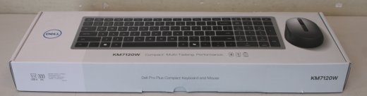 SALE OUT. Dell Keyboard and Mouse KM7120W Wireless Russian Dell Keyboard and Mouse KM7120W Wireless Batteries included Bluetooth Russian Titan Gray...