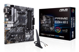 Mainboard ASUS AMD B550 SAM4 MicroATX Memory DDR4 Memory slots 4 2xPCI-Express 3.0 1x 1xPCI-Express 4.0 16x 2xM.2 1x15pin D-sub 1xDVI-D 1xHDMI 2xAu...