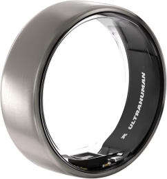 Ultrahuman Ring Air Raw Titanium Size 10 Smart Ring