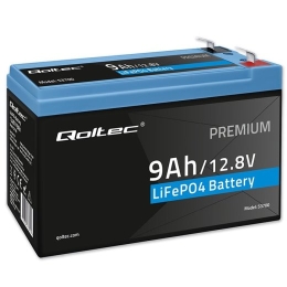 LiFePO4 battery 12.8V, 9Ah, 115.2Wh, BM