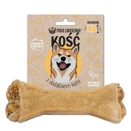 PAKA ZWIERZAKA Bone with goat XL 17 cm - dog treat - 115g