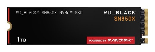 SSD SANDISK 600xTBW rating Read speed 7300 MB/s Write speed 6300 MB/s NVMe Yes PCI Express 4.0 M.2 1000 Black SN850X WDS100T2X0E