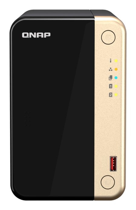 QNAP TS-264 NAS Tower Intel® Celeron® N5095 8 0 TB QNAP QTS Black, Gold