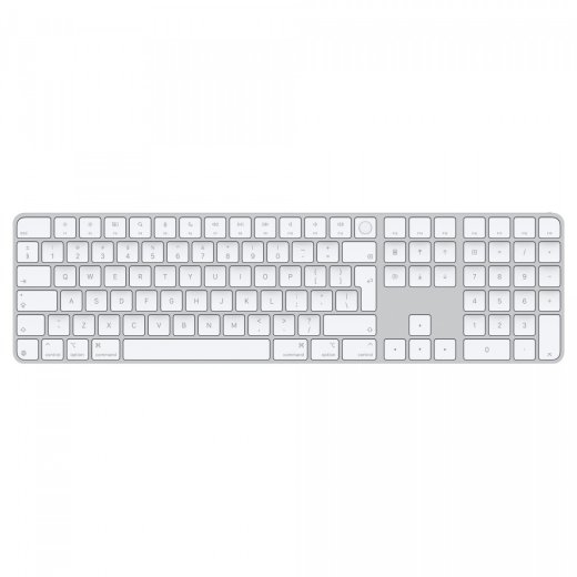 Magic Keyboard with Touch ID and Numeric Keypad for Mac models with Apple silicon - International English - White Keys
