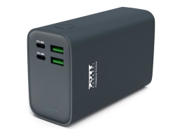 PORT CONNECT External USB-C battery PD 26800 mAh Blue