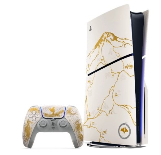 Sony PlayStation 5 Console - Ghost of Yotei Gold Limited Edition Bundle (model group - slim)