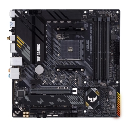Asus TUF GAMING B550M-PLUS WIFI II Processor family AMD Processor socket AM4 DDR4 Memory slots 4 Chipset B550 microATX