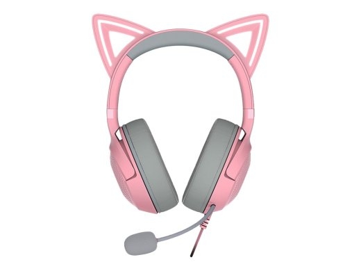 Razer Headset Kraken Kitty V2 Yes Wired On-Ear USB Type A Quartz