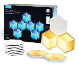 LED lighting Govee H606A Glide Hexagon Light Panels Ultra 7-pack RGBIC, 2.4 GHz Wi-Fi, Bluetooth