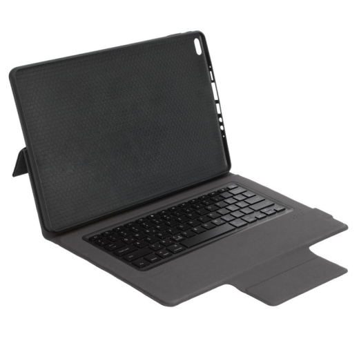 Hannspree - keyboard and folio case (case) - with easy access kick stand - QWERTZ - German Input Device
