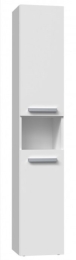 Bathroom cabinet NEL I 31x30x174 cm, matt white