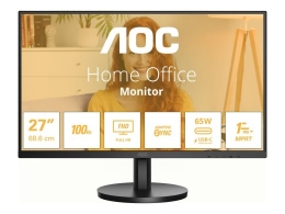 AOC 27B3CA2 27 " IPS FHD 16:9 100 Hz 1 ms 1920 x 1080 pixels 250 cd/m² HDMI ports quantity 1 Black
