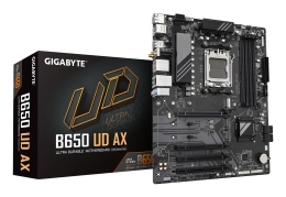 GIGABYTE B650 UD AX Motherboard - AMD Ryzen 9000 Series CPUs, 6+2+2 Phases VRM, up to 7600MHz DDR5 (OC), 1xPCIe 5.0 + 2xPCIe 4.0 M.2, GbE LAN, WIFI...