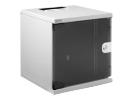 Digitus 6U Wall Mounting Cabinet DN-10-05U-1 Safety class rating IP20; 200° door opening angle; Lockable safety-glass door; 254 mm (10") profile ra...