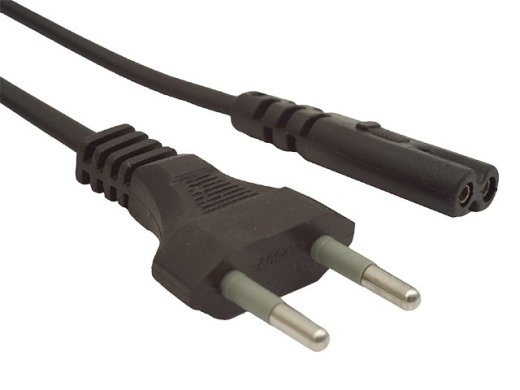 C8 Power cable for notebook 2pin 1.8M
