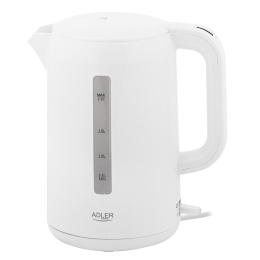 Adler Kettle AD 1386 Electric 1850 W 2.2 L Plastic 360° rotational base White