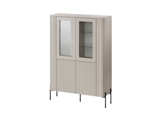 Cama VERA display cabinet 110x40x160 matt cashmere