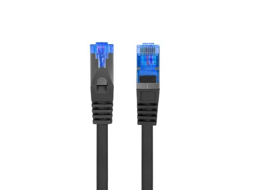 Lanberg Patchcord Cat.6A S/FTP LSZH CCA PCF6A-10CC-0150-BK 1.5 m Black