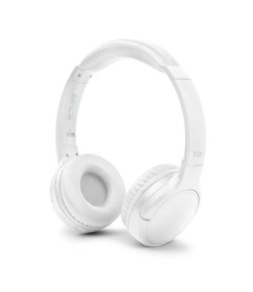 Muse Stereo Headphones M-272 BTW Wireless/Wired On-Ear White Noise canceling