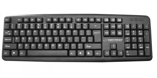 Keyboard wired standard USB AMARILLO