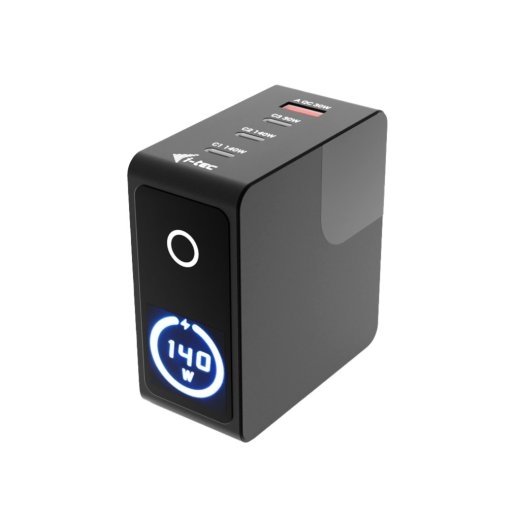 i-tec Charger 140W Intelligent Multiport USB 3xUSB-C 1xUSB-A LCD 150 cm