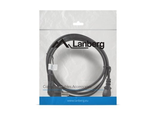 Power cable CEE 7/7 - IEC 320 C13 VDE 1.8M black