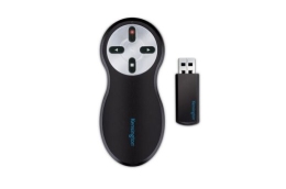Wireless presenter with red laser