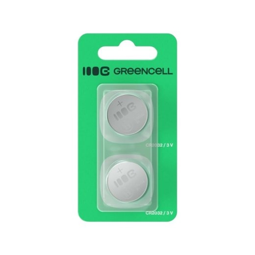 Green Cell Button battery 2x CR2032