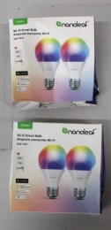 E27 SALE OUT. Nanoleaf Essentials Smart A60 Bulb E27 Matter WiFi 9W 900Lm RGBCW 2700-6500K, 2pcs pack Nanoleaf Essentials Smart A60 Bulb Matter WiF...