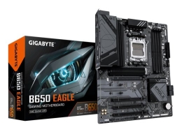 GIGABYTE B650 EAGLE Motherboard - AMD Ryzen 9000 Series CPUs, 12+2+2 Phases VRM, up to 7600MHz DDR5 (OC), 1xPCIe 5.0 + 2xPCIe 4.0 M.2, GbE LAN, USB...