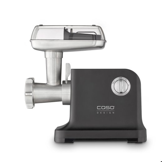 Caso Meat Grinder FW 2000 Black 2000 W Number of speeds 2 Throughput (kg/min) 2.5 3 perforated discs, Shortbread attachment with 4 moulds, Sausage...
