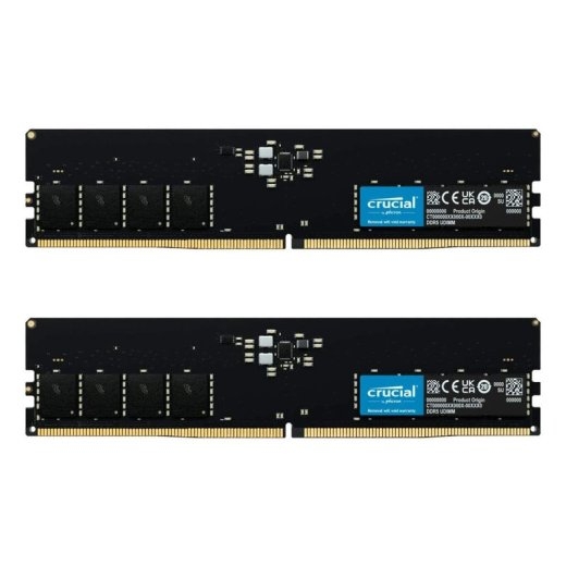 Crucial RAM CT2K16G48C40U5 - 32 (2 x 16 Kit) - DDR5 4800 UDIMM CL40