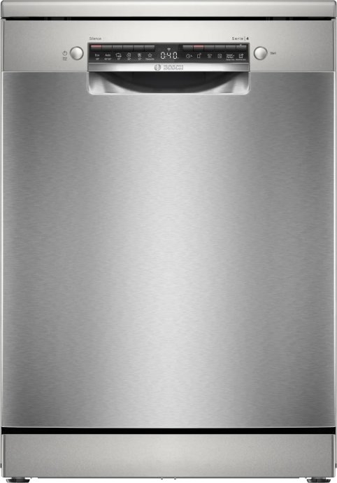 BOSCH Free standing Dishwasher SMS4HVI14E, Energy class C, 60cm, Third drawer, Inox