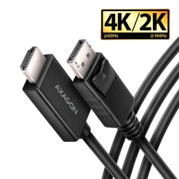 AXAGON Active cable RVD-HI20C2 DisplayPort to HDMI 1.8 m