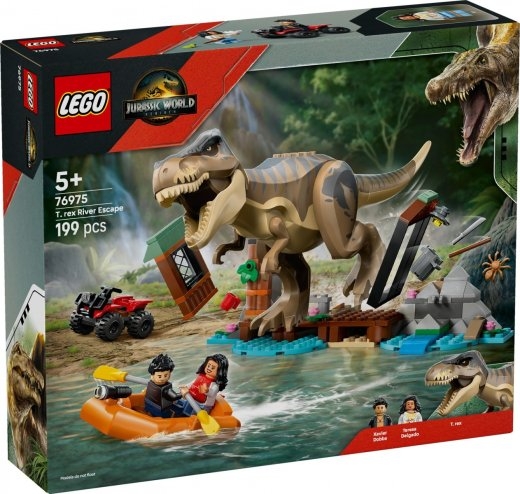 LEGO Jurassix World 76975 T. rex River Escape