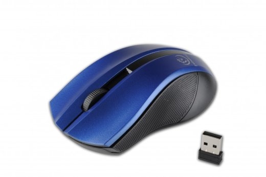 Wireless optical mouse, Galaxy Blue/Black