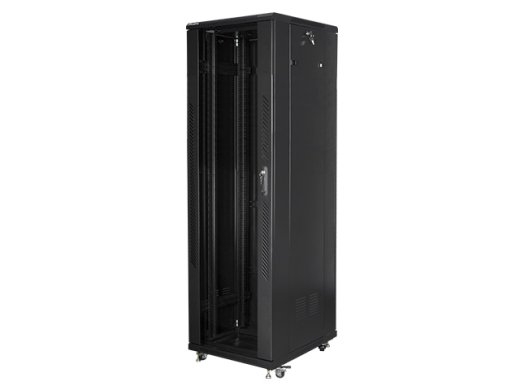 Lanberg Rack cabinet 19" free-standing 42U/600x800 (flat pack) FF01-6842-12B Black