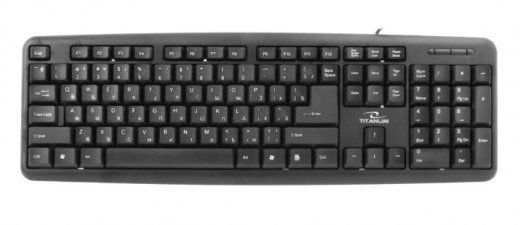 Standard Keyboard USB TKR101 Russian font