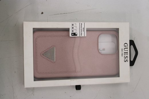 SALE OUT. Guess GUHCP13XPSATPP iPhone 13 Pro Max 6,7" różowy/pink hardcase SaffianoTriangle Logo Cardslot DIRTY PACKAGING SALE OUT. SALE OUT. GUESS...