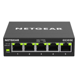 NETGEAR Switch Plus GS305E - 5 Ports - 9x GE (10/100/1000)