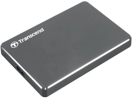 External HDD TRANSCEND StoreJet 1TB USB 3.1 Colour Iron Grey TS1TSJ25C3N