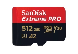 Memory card Extreme Pro microSDXC 512GB 200/140 MB/s A2 U
