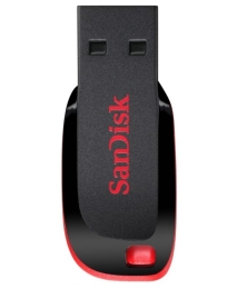 SanDisk Cruzer Blade USB flash drive 128 USB Type-A 2.0 Black, Red