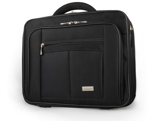 NATEC Boxer notebook case 39.6 cm (15.6") Briefcase Black
