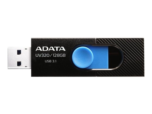 ADATA USB Flash Drive UV320 64 USB 3.2 Gen1 Black/Blue