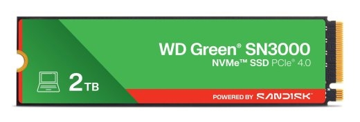 SSD SANDISK Read speed 5000 MB/s Write speed 4200 MB/s NVMe Yes PCI Express 4.0 M.2 2048 Green WDS200T4G0E