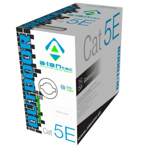 A-LAN KIU5OUTZ305 tinklo kabelis Pilkas 305 m Cat5e U/UTP (UTP)